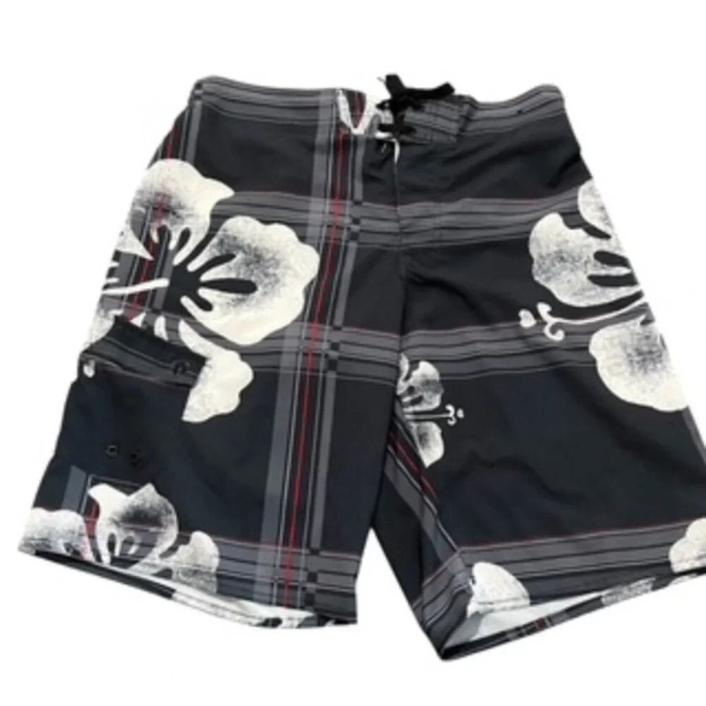 Hang Ten Swim Trunks Mens Large Board‎ Shorts Waist 34